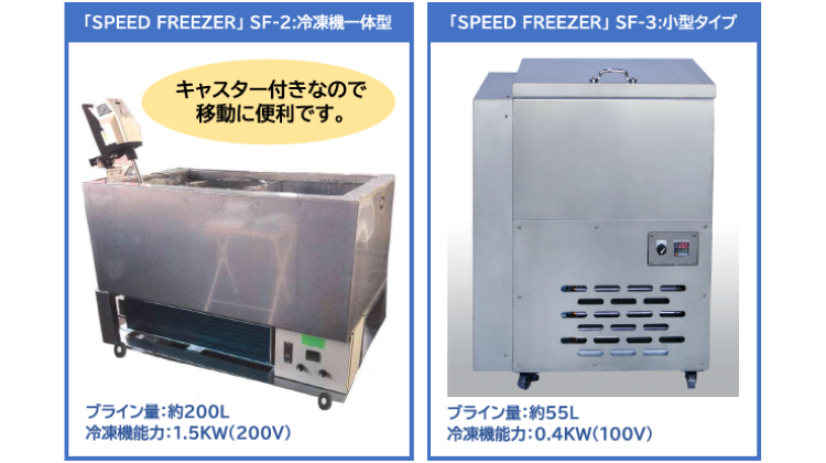 スピードフリーザー ｜フーズテック株式会社